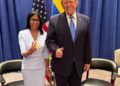 Delcy Rodríguez publica foto de su reunión con Donald Trump y la califica de “histórica”