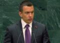 Noboa pide en la ONU reforzar la cooperación internacional contra el crimen organizado