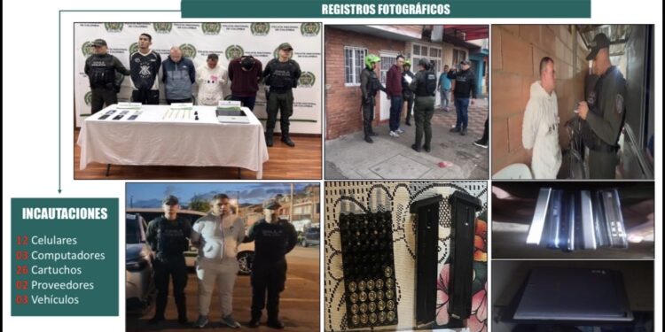Desarticulan a ‘Los Buitres’, banda señalada de secuestros y hurtos en Bogotá