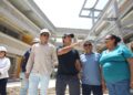 Alcalde Char visita avance de obra en la IED Comunitaria Siete de Abril