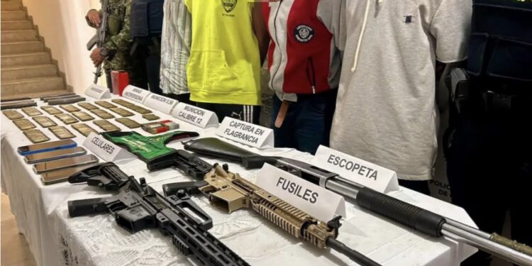 Golpe al Clan del Golfo en el suroeste antioqueño: cuatro capturados y abundante arsenal incautado en Pueblorrico