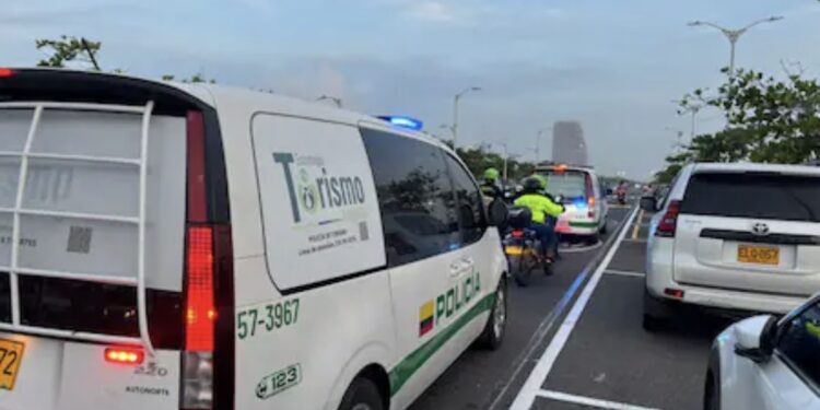 Refuerzan la seguridad en el Gran Malecón del Río con controles de la Policía Metropolitana de Barranquilla