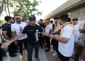 Alcalde Alejandro Char entrega la nueva cancha de Juan Mina: 8.795 metros cuadrados para el deporte y la convivencia comunitaria
