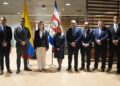Presidente de Costa Rica, Laura Fernández, llega a Barranquilla para sostener cumbre bilateral con  Abelardo De La Espriella