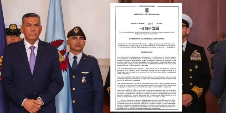 Así funcionará el nuevo porte de armas en Colombia: quiénes pueden hacerlo y quiénes quedan excluidos