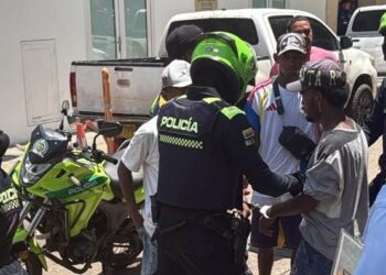 Capturan a dos hombres señalados de agredir a un turista en el Centro Histórico de Cartagena
