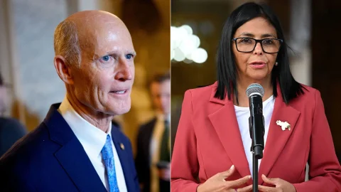 “Delcy Rodríguez no es bienvenida en EE. UU.”: Senador Rick Scott arremete contra el régimen venezolano