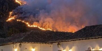Procuraduría realiza vigilancia preventiva por incendio forestal en Villa de Leyva, Boyacá