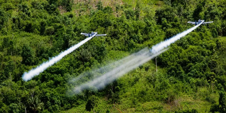 Autorizan polémico piloto de fumigación aérea contra cultivos ilícitos en Colombia