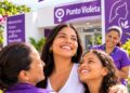 Puntos violetas