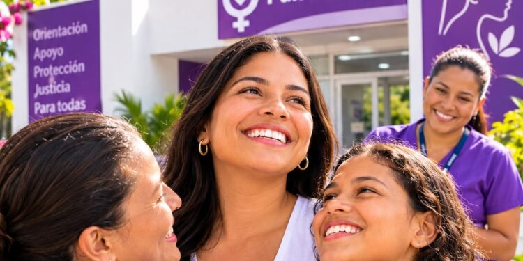 Puntos violetas