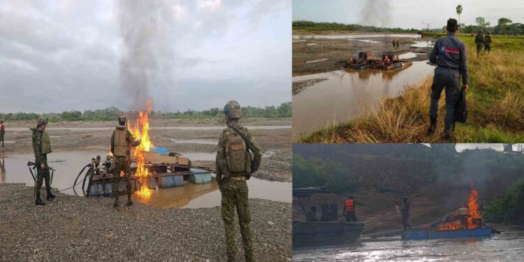 Golpe a finanzas ilegales del Clan del Golfo: Ejército Nacional intervino unidades productoras mineras en Antioquia