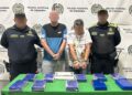 Dos capturados en Barranquilla tras ser sorprendidos con 10 paquetes de presunta base de coca