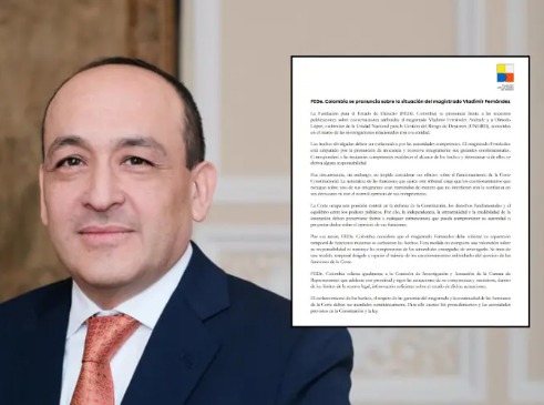 Piden que Vladimir Fernández se aparte de la Corte Constitucional mientras investigan su presunta relación con la UNGRD