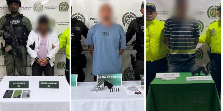 ¡Se les acabó la escondida! Capturan a tres de los más buscados del Atlántico