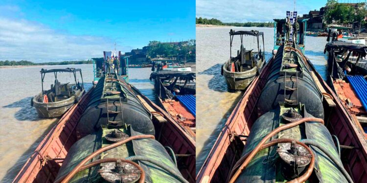 Incautan 10.000 galones de gasolina en el río Atrato que serían del Clan del Golfo
