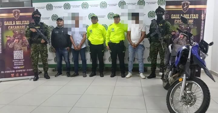 Capturan en Casanare a dos presuntos miembros del ELN investigados por asesinatos de líderes sociales