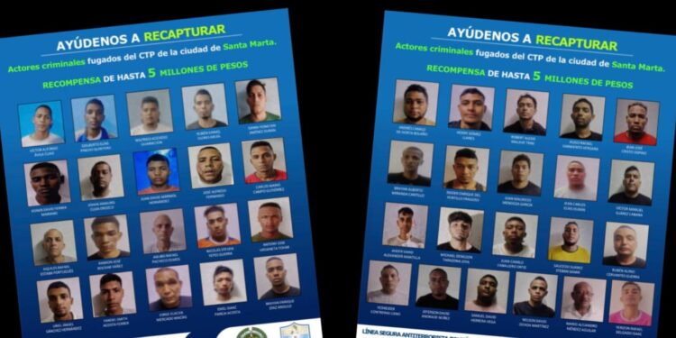 ¡Una supuesta enfermedad abrió la puerta a la fuga de 41 presos en Santa Marta!