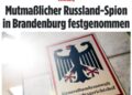 Detienen en Alemania a un presunto espía ruso acusado de recopilar información militar