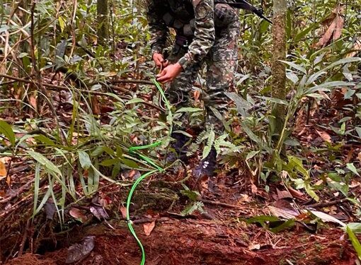 Ejército destruye 26 explosivos del ELN en Arauca: estaban en zona rural de Tame