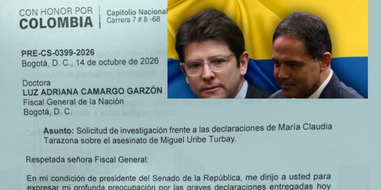 Honorio Henríquez pide a la Fiscalía esclarecer denuncia sobre presunto plan para asesinar a Miguel Uribe Turbay desde el Capitolio