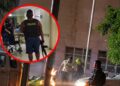 Ataque terrorista con drones a la estación de Policía de Pelaya deja seis uniformados heridos