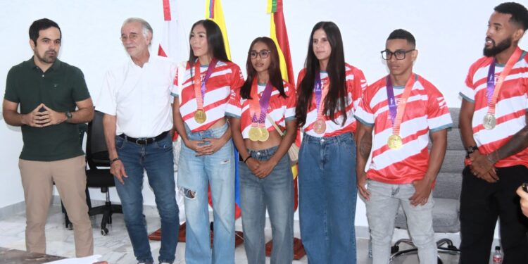 Atlántico celebra a sus medallistas suramericanos con $33 millones en estímulos