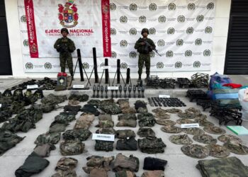 Hallan depósito de guerra de las Autodefensas Conquistadoras de la Sierra en zona rural de Santa Marta