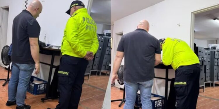 Revelan nuevas imágenes de Miguel Quintero tras ser reseñado por la Policía: cumple casa por cárcel