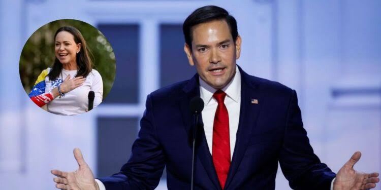 Marco Rubio niega que EE. UU. esté frenando el regreso de María Corina Machado a Venezuela