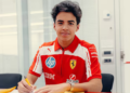 Salim Hanna, orgulloso de llevar a Colombia y Ferrari en su casco rumbo a la Fórmula 3